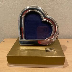 Gump's Silver Heart Shaped Picture Frame